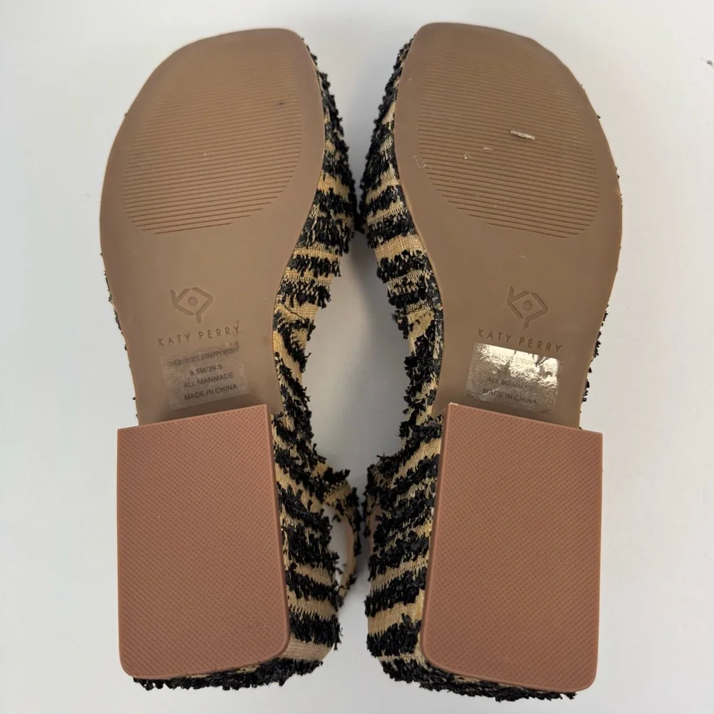 Katy Perry The Busy‎ Bee Ankle Strap Platform Sandal Size 9.5 NWOT